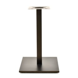 Base de mesa BEVERLY, tubo cuadrado, negra, base de 45 x 45 cms, altura 72 cms 2