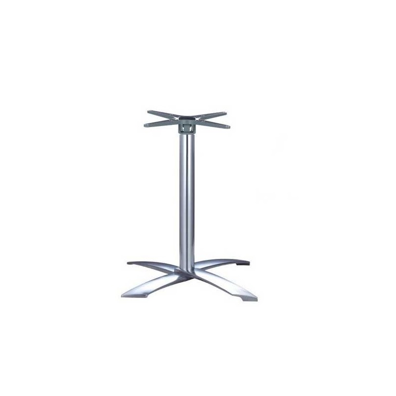 Mesa GATHER, aluminio, abatible, base de 73 cms y tapa 60 cms. Color a elegir.