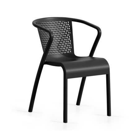 Sillón TUI, apilable,  polipropileno blanco*