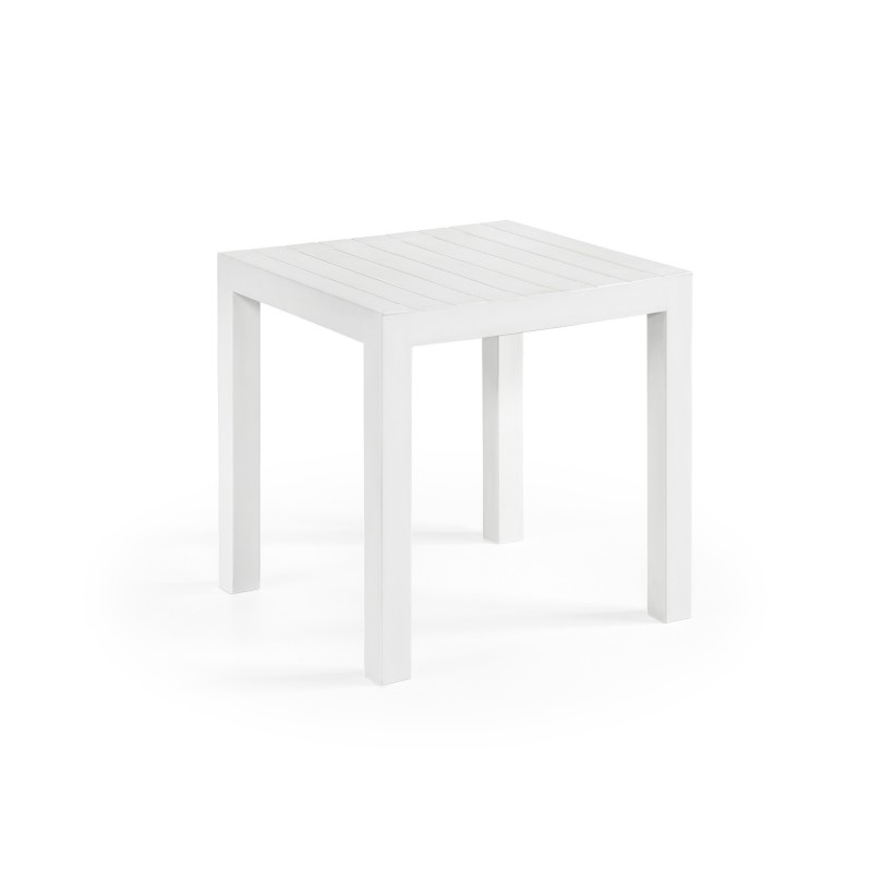 Mesa ODYSSEY, polipropileno blanco, 80 x 80 cms