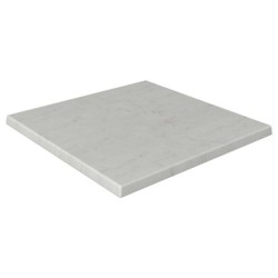 Tablero de mesa Werzalit-Sm, 70 MARMOR BIANCO, 70 x 70 cms*
