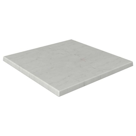 Tablero de mesa Werzalit-Sm, 70 MARMOR BIANCO, 70 x 70 cms*
