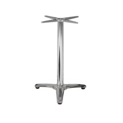 Mesa ROMA, aluminio, 3 radios, base de 70 cms y tapa 60 cms. Color a elegir. 2