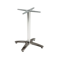 Mesa ROMA, aluminio, 4 radios, base de 72 cms y tapa 60 cms. Color a elegir. 2