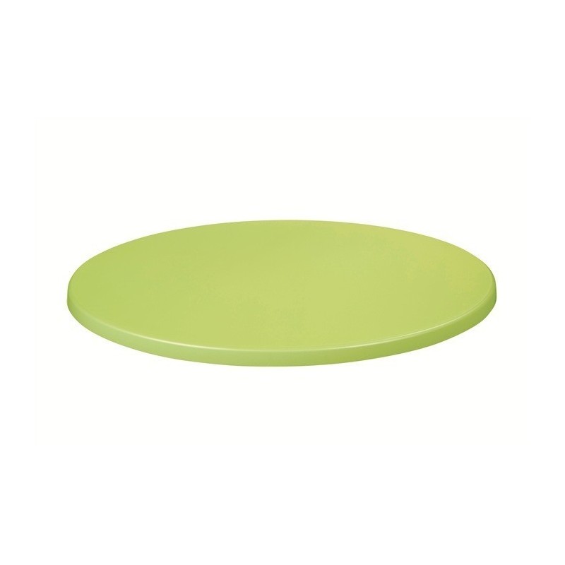 Tablero de mesa Topalit, VERDE LIMA 408, 60 cms de diámetro*.