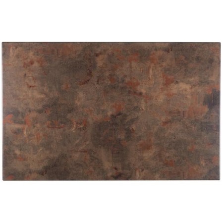 Tablero de mesa Werzalit-Sm, MARRÓN ÓXIDO 223, 120 x 80 cms*