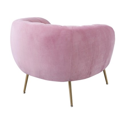 Sillón SIRET, tapizado velvet rosa 201