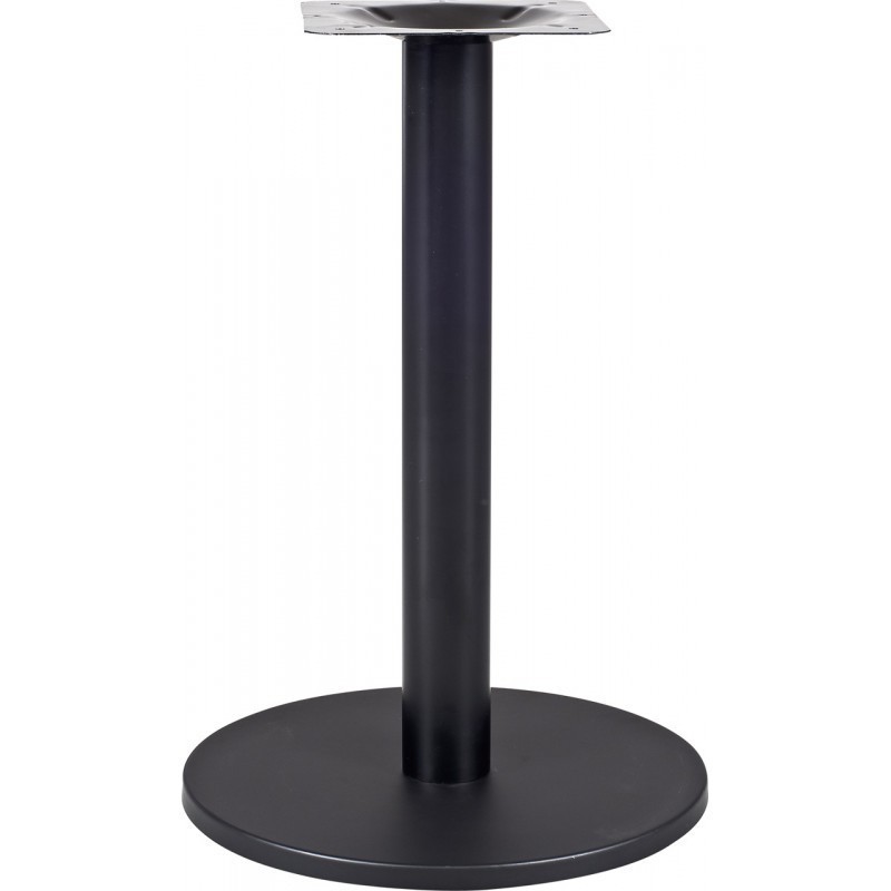 Mesa BOHEME, negra, base de 72 cms y tapa de 70 cms. Color a elegir.