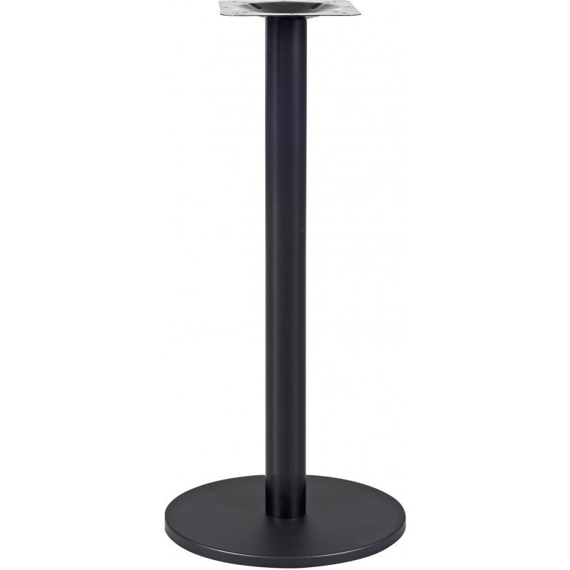 Mesa BOHEME, alta, negra, base de 110 cms y tapa de 60 x 60 cms. Color a elegir.