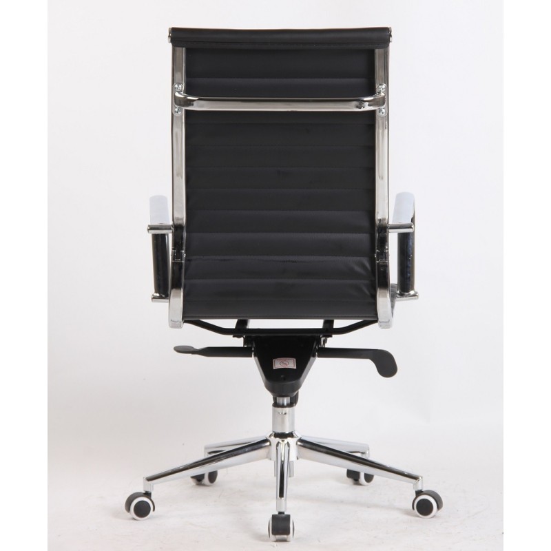 Sillón de oficina JOWY NEW, alto, similpiel negra