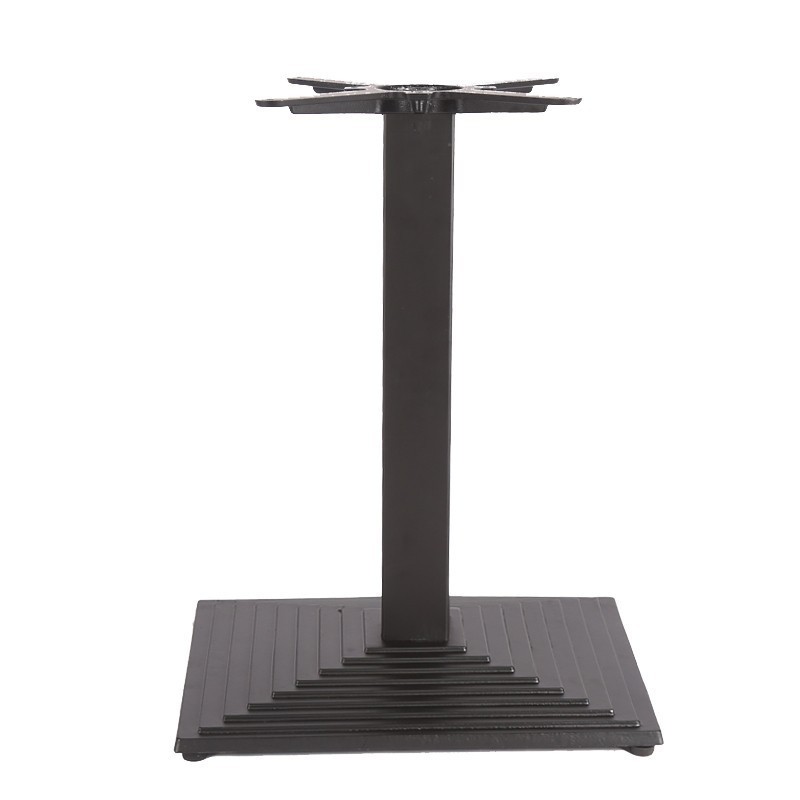 Mesa TIBER, negra, base de 72 cms y tapa de 80 x 80 cms. Color a elegir.