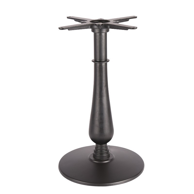 Mesa TÁMESIS, negra, base de 72 cms y tapa de 60 cms. Color a elegir.