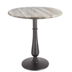 Mesa TÁMESIS, negra, base de 72 cms y tapa de 70 cms. Color a elegir. 2