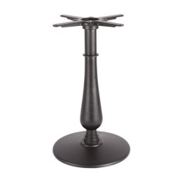 Mesa TÁMESIS, negra, base de 72 cms y tapa de 80x80 cms. Color a elegir. 2