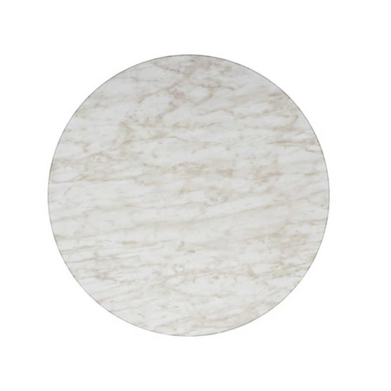 Tablero de mesa Werzalit SM, MÁRMOL DE GENES 121, 70 cms de diámetro*.