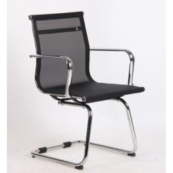 Sillón de oficina MAX NEW, fijo, malla negra 2