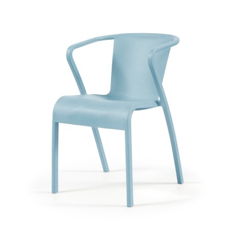 Sillón LUGO, apilable,  polipropileno antracita*