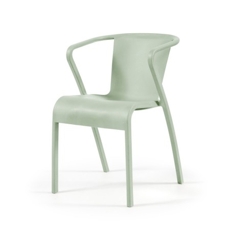 Sillón LUGO, apilable,  polipropileno antracita*