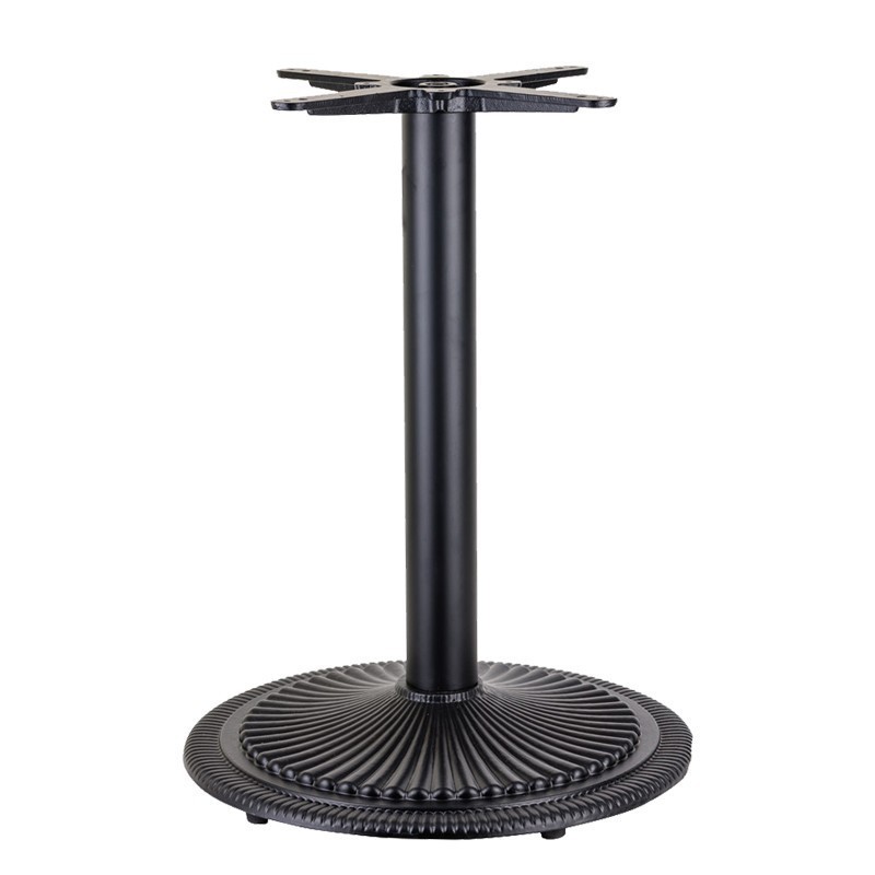 Mesa ARNO, negra, base de 72 cms y tapa de 70 cms. Color a elegir.