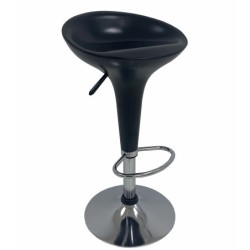 Taburete AUSTIN ( M ), cromado, abs negro mate