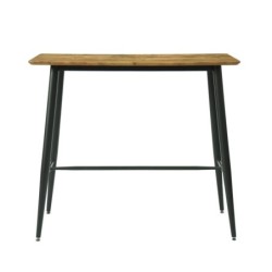 Mesa NITRA, alta, metal, tapa DM 6064 vintage, 120 x 60 cms 2