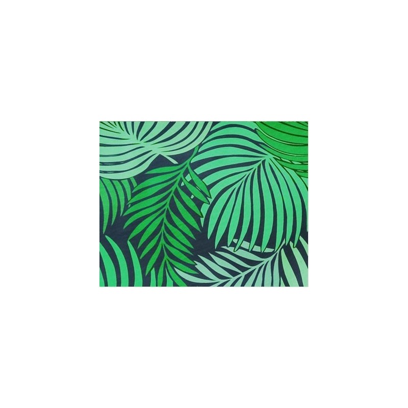 Taburete HORUS, metal, tapizado velvet verde con trasera floral a juego