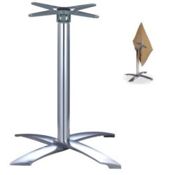 Base de mesa GATHER, aluminio, abatible, 4 brazos