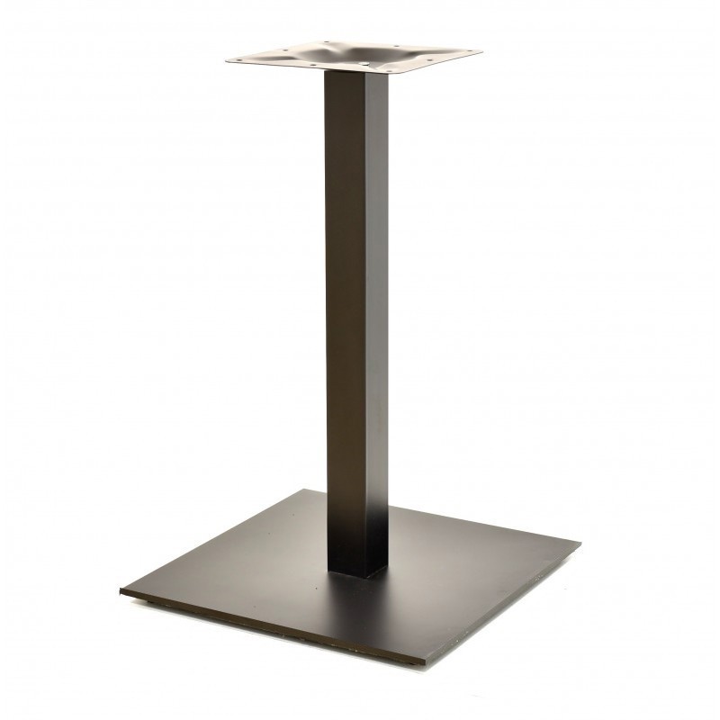 Mesa TROCADERO, negra, base de 72 cms y tapa de 60 cms. Color a elegir.