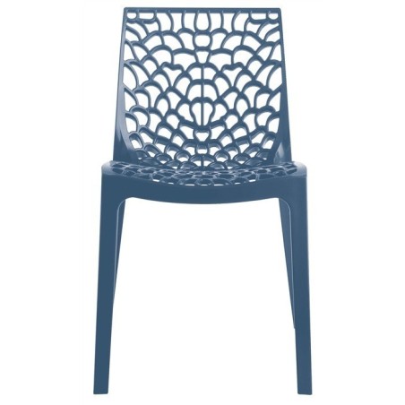Silla CAPRICHO, polipropileno azul azafata