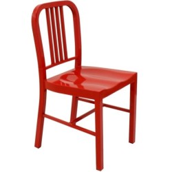 Silla NAO, acero, roja