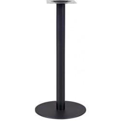 Mesa alta BOMBAY, negra, base de 110 cms y tapa de 70x70 cms. Color a elegir. 2