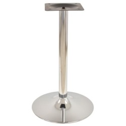 Base de mesa CRISS NEW, cromada, base 45 cms diámetro, altura 73 cms