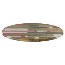 Tablero de mesa Werzalit-Sm, KBANA RED 271, 70 cms de diámetro*.