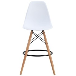 Taburete STAR (SU), madera, carcasa blanca 2