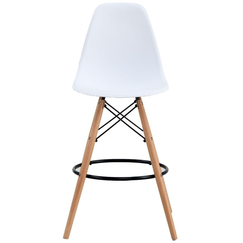 Taburete STAR (SU), madera, carcasa blanca