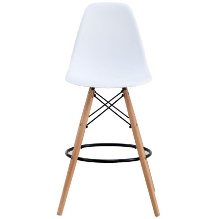 Taburete STAR (SU), madera, carcasa blanca