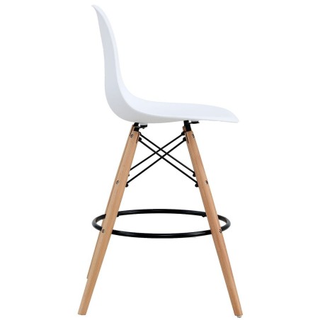 Taburete STAR (SU), madera, carcasa blanca