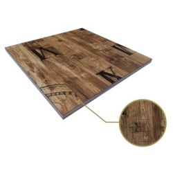 Tablero de mesa HD7346, vintage, 70 x 70 cms