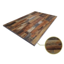 Tablero de mesa HD7347, vintage, 110 x 70 cms