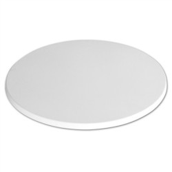 Tablero de mesa Werzalit SM, BLANCO 01, 60 cms de diámetro*.