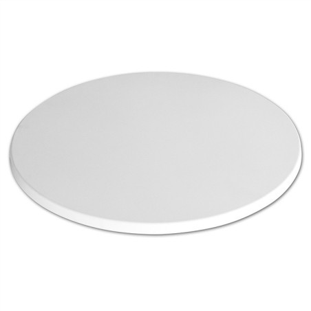 Tablero de mesa Werzalit SM, BLANCO 01, 60 cms de diámetro*.