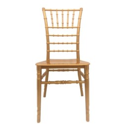 Silla CHIAVARI NEW, apilable, polipropileno dorado 2
