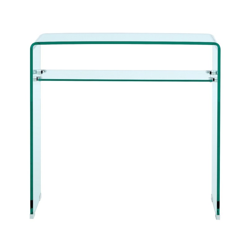 Consola CANADA (SU), cristal curvado, 80 x 33 cms