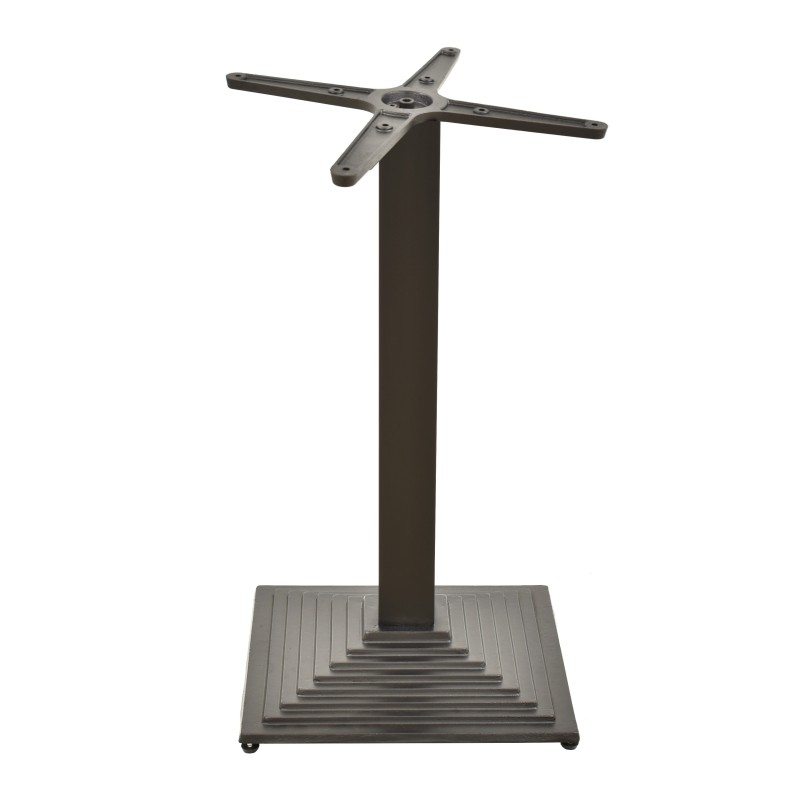 Base de mesa ELBA, negra, base de 44x44 cms, altura 72 cms