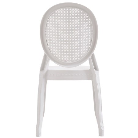 Silla CIBELES, apilable, polipropileno blanco