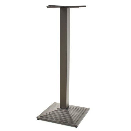 Base de mesa ELBA, alta, negra, base de 44 x 44 cms, altura 110 cms