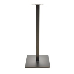 Base de mesa BEVERLY, alta, tubo cuadrado, negra, base de 45 x 45 cms, altura 115 cms 2