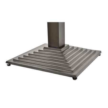 Base de mesa ELBA, alta, negra, base de 44 x 44 cms, altura 110 cms