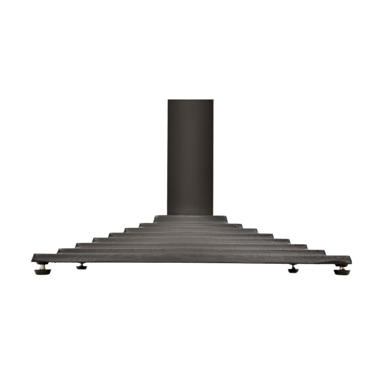 Base de mesa ELBA, alta, negra, base de 44 x 44 cms, altura 110 cms