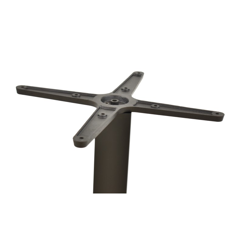 Base de mesa ELBA, alta, negra, base de 44 x 44 cms, altura 110 cms